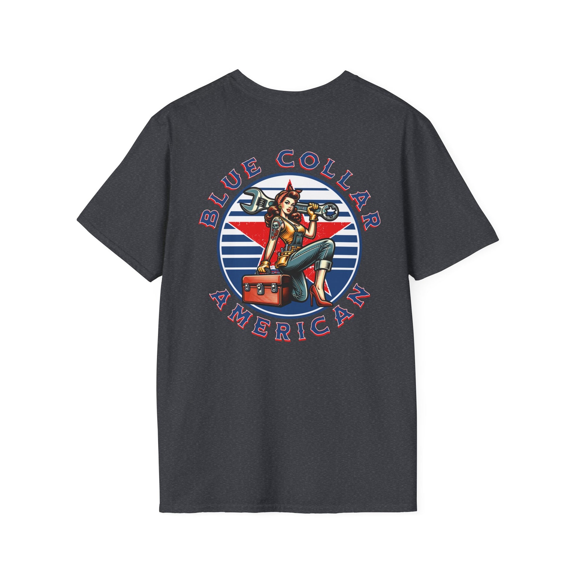 Blue Collar American Graphic T-Shirt