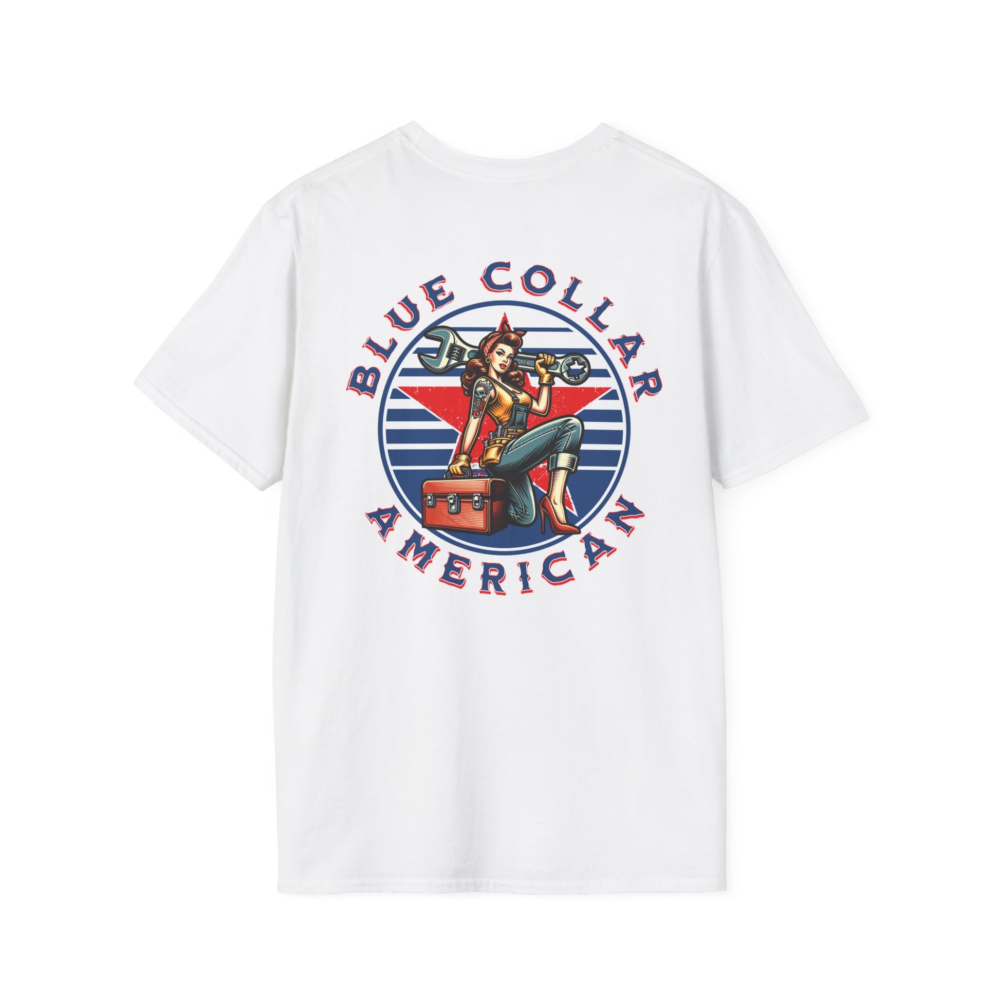 Blue Collar American Graphic T-Shirt