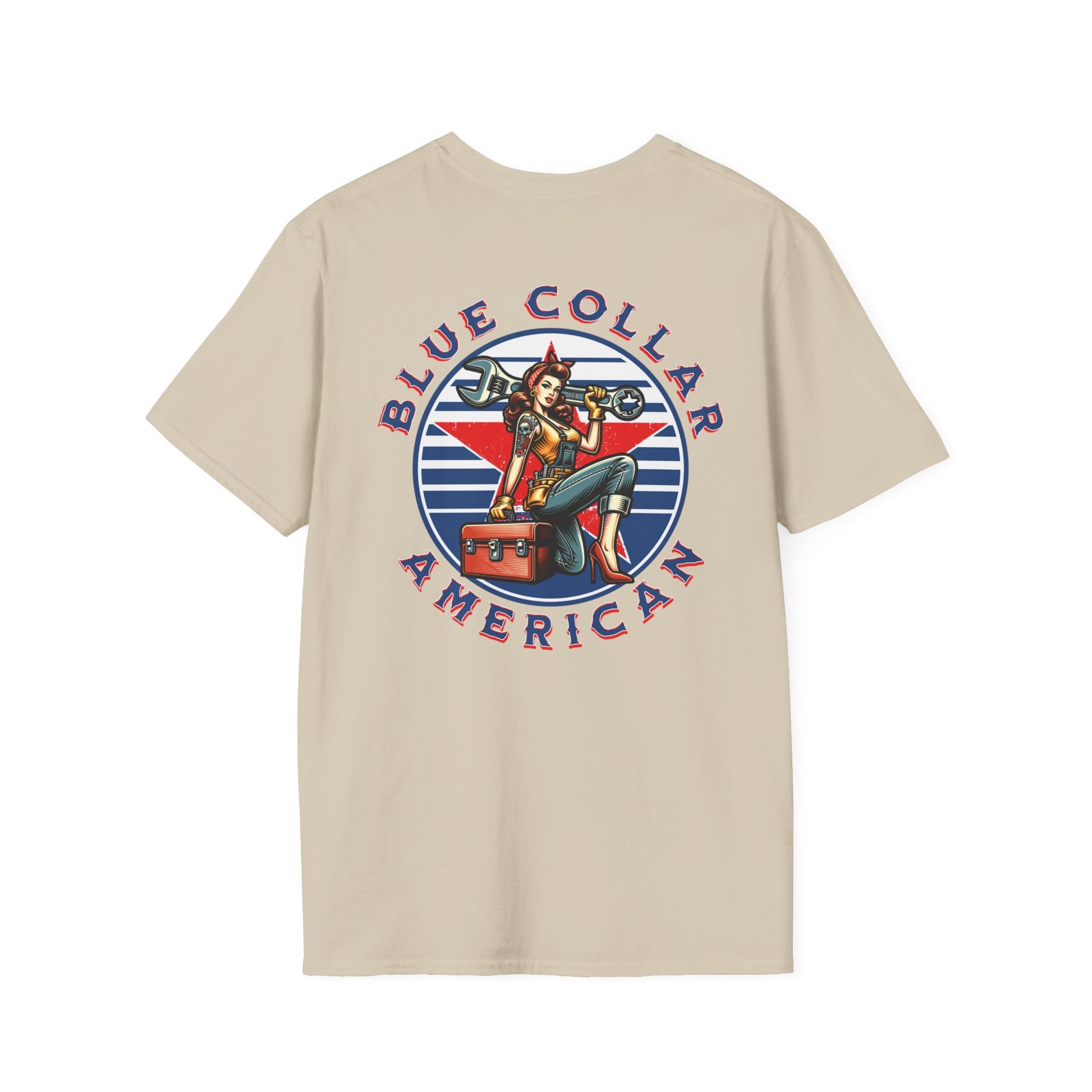 Blue Collar American Graphic T-Shirt