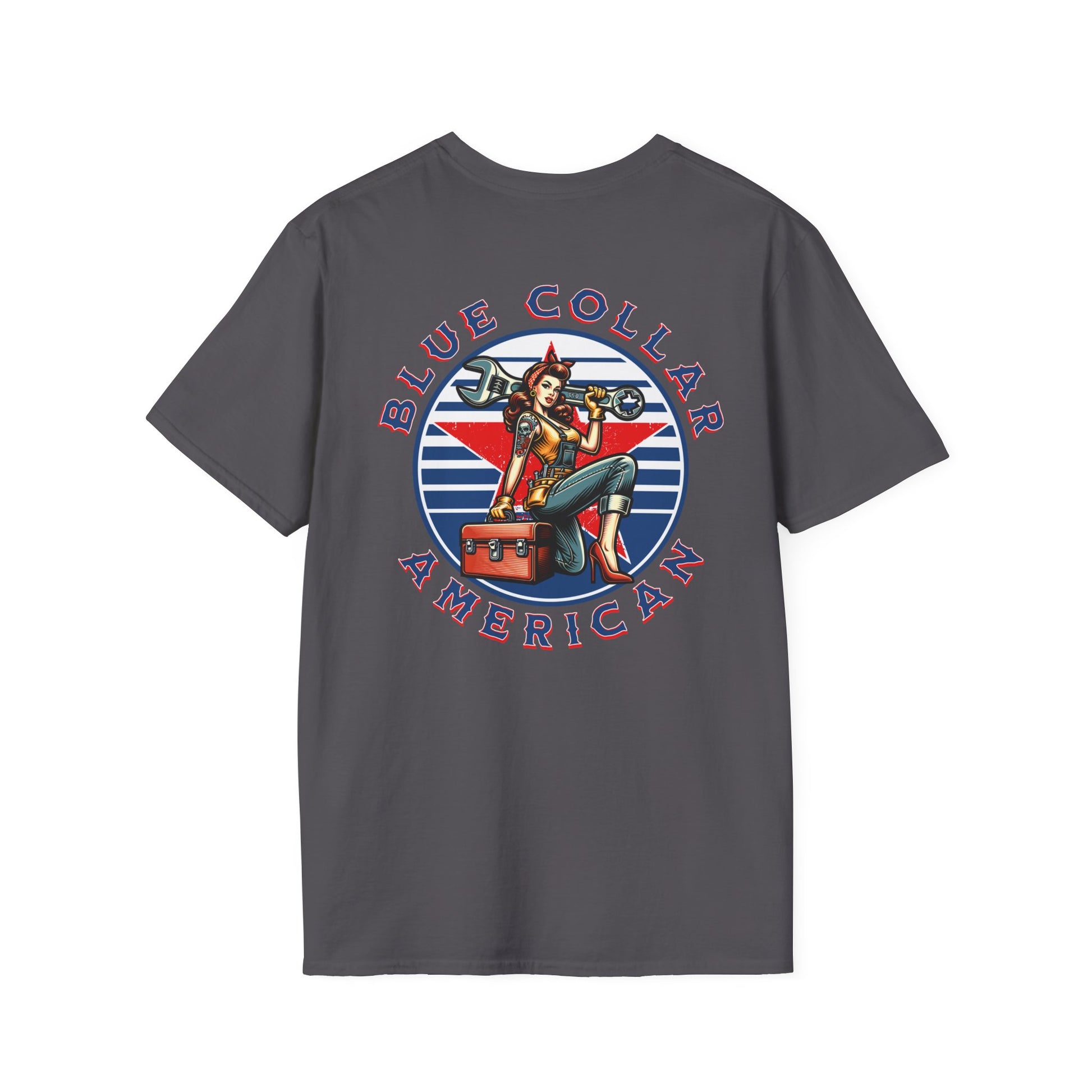 Blue Collar American Graphic T-Shirt
