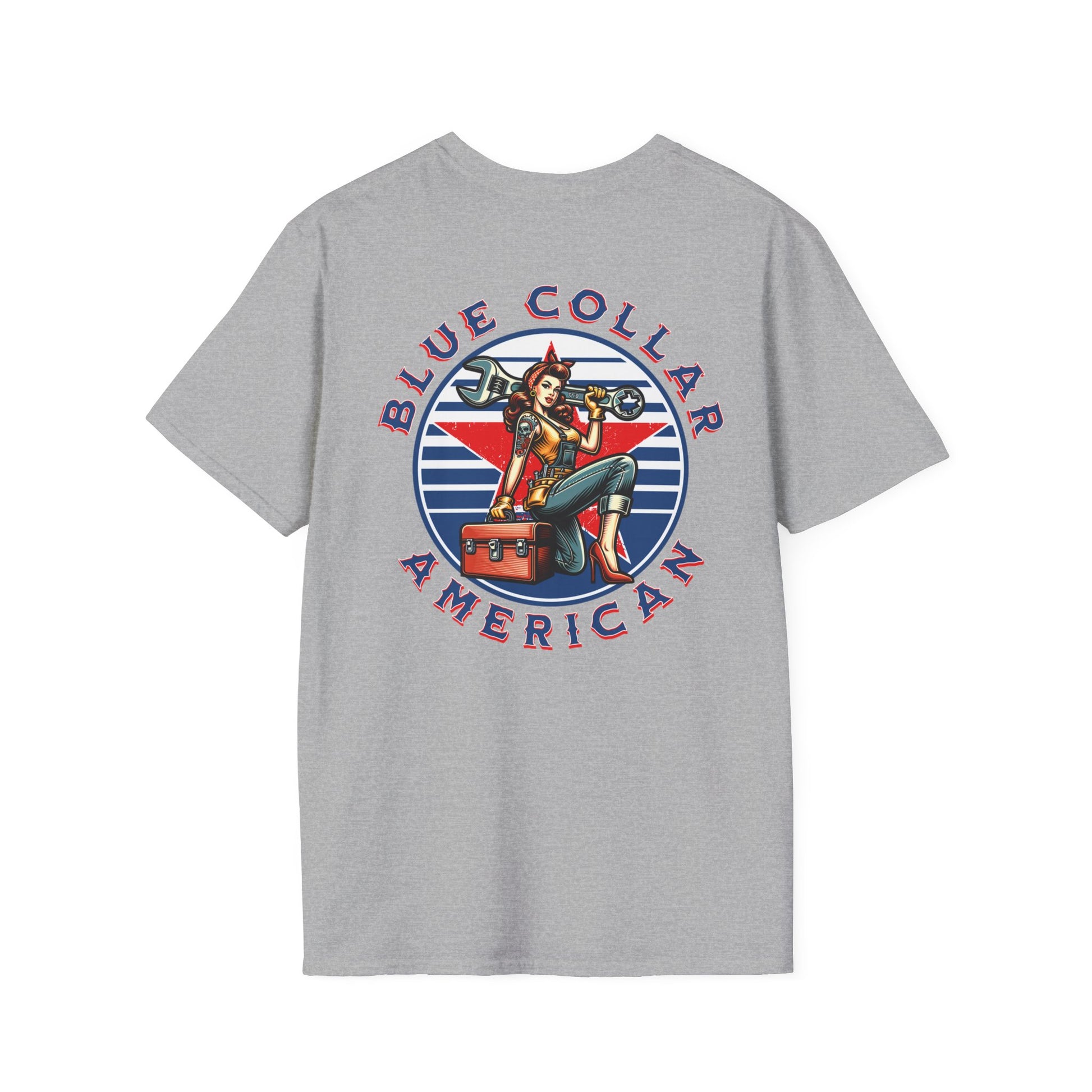 Blue Collar American Graphic T-Shirt