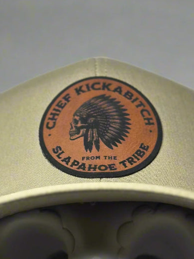 Chief Kick a Bitch Mesh Snapback Hat