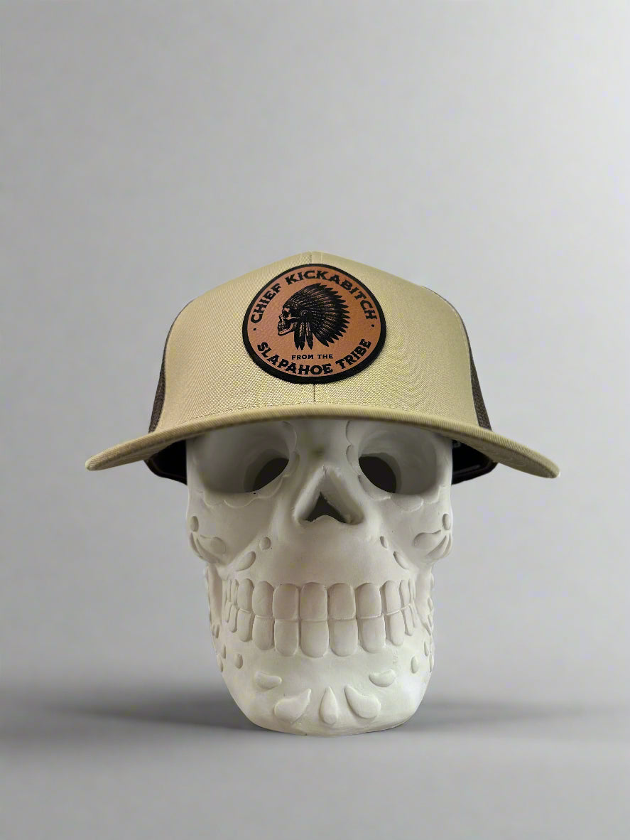 Chief Kick a Bitch Mesh Snapback Hat
