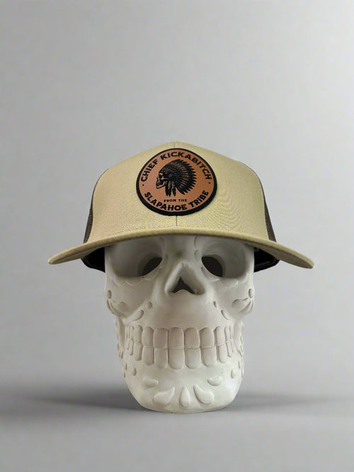 Chief Kick a Bitch Mesh Snapback Hat