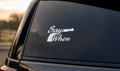 Say When Vinyl Decal