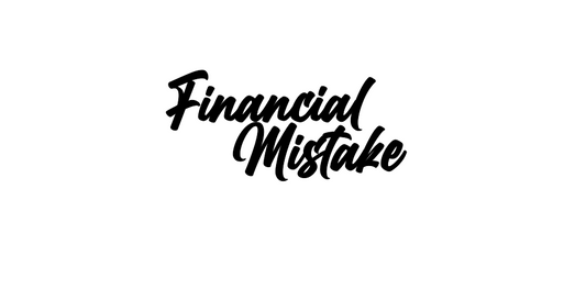 Financial Mistake Vinyl Decal