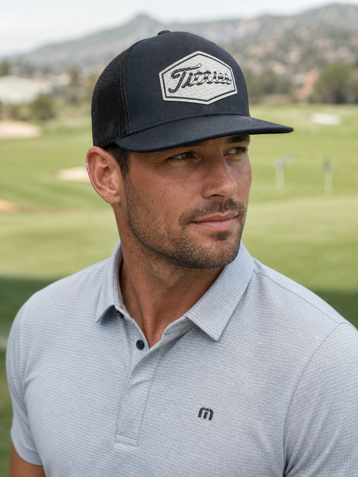 Titties Golf Ball Texture Patch Hat