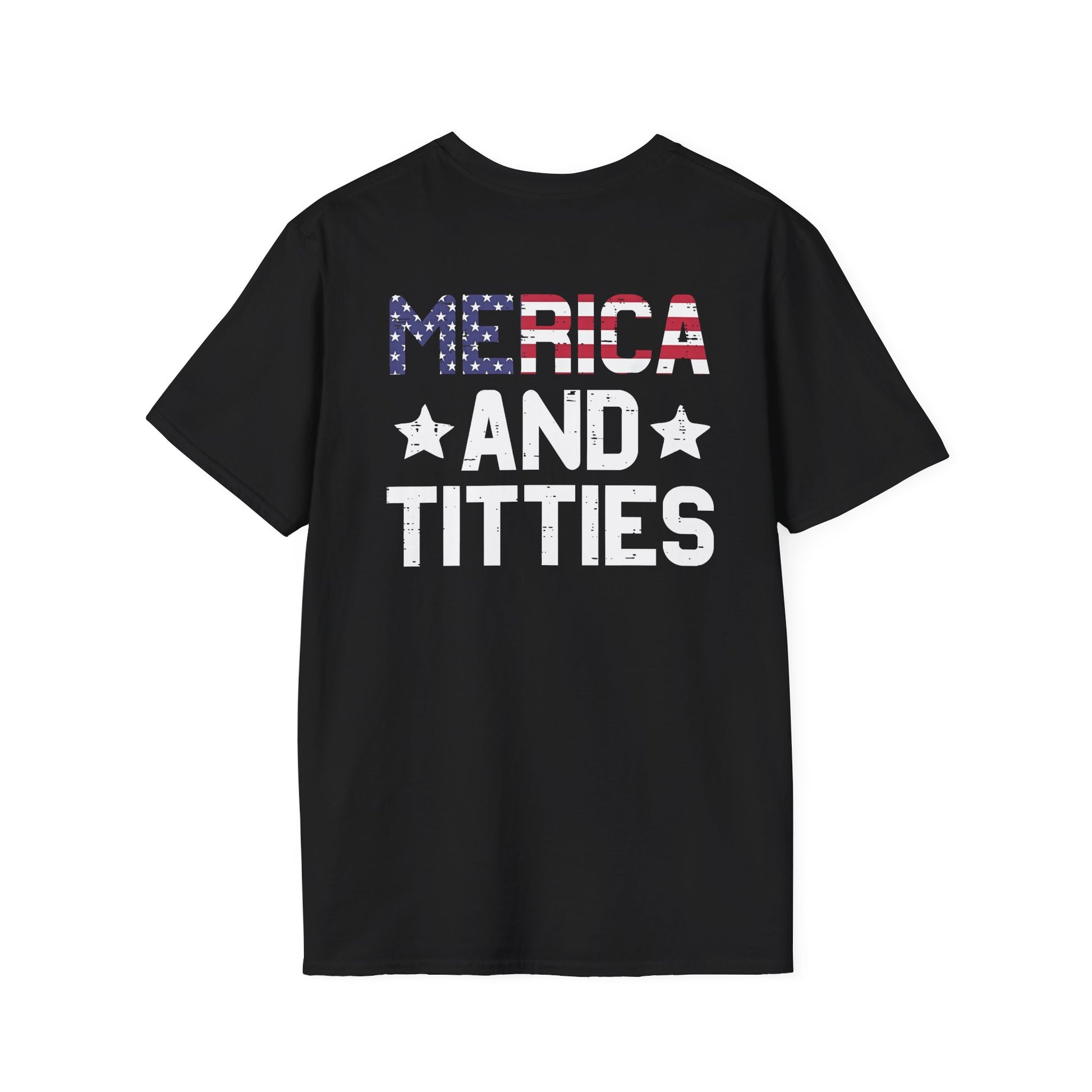 Merica And Titties Graphic Tee